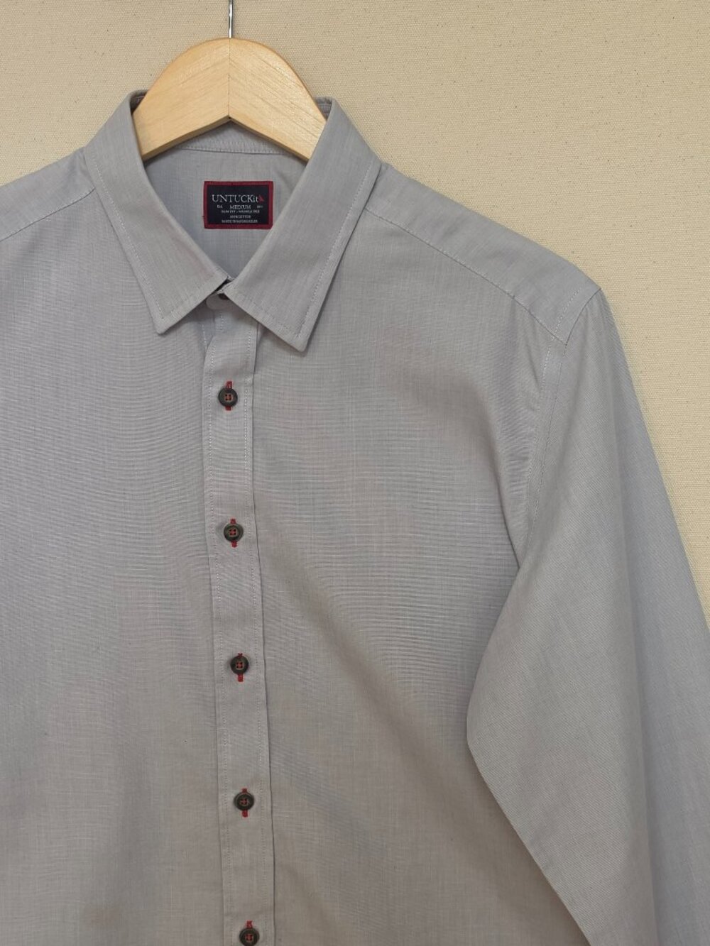 UNTUCKit Wrinkle Free Slim Fit Button Down M